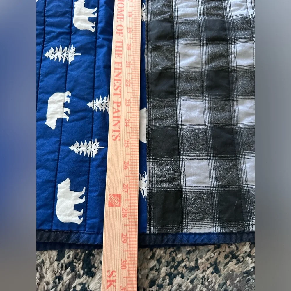 Eddie Bauer blue creek quilted pillow covers - Set Of 2 - 22 x 29